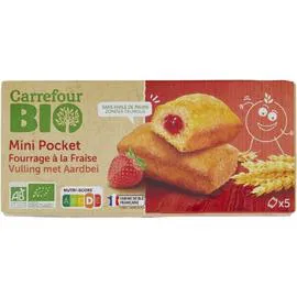 Gâteaux bio mini à la fraise (140g)