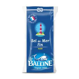 Sel de mer fin iodé (500g)