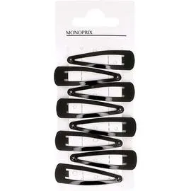 MONOPRIX 8 Barrettes 5cm en métal l'unité