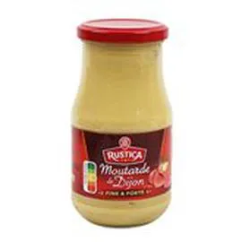 MARQUE REPÈRE, RUSTICA Moutarde de Dijon Fine et forte 440g