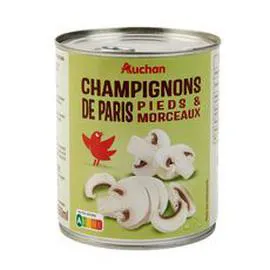 Champignons de Paris pieds et morceaux (800g)