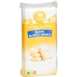 Tablette de chocolat blanc (200g)