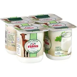 Yaourt de chèvre nature (4x120g)