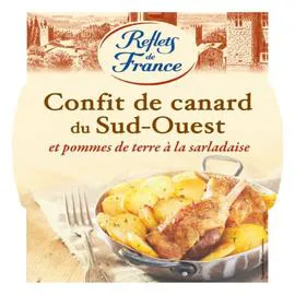 Plat cuisiné confit canard pommes de terre (300g)