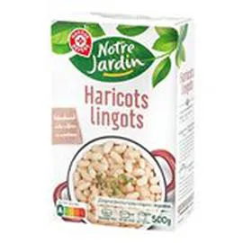MARQUE REPÈRE, NOTRE JARDIN Haricots lingots 500g