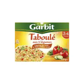 Plat cuisiné taboulé aux 5 légumes (525g)