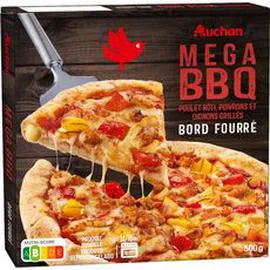 Pizza méga barbecue bord fourré (500g)