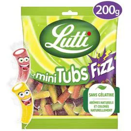 Bonbons mini tubs fizz (200g)