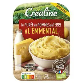 CRÉALINE Purée fraîche au fromage 400g