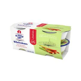 Fromage blanc sur lit de rhubarbe (4x125g)