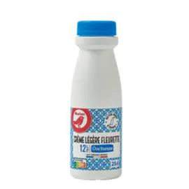Crème légère fluide fleurette onctueuse 12% MG (25cl)