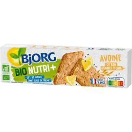 Biscuits avoine citron et graines de chia bio (130g)