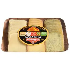 Fromage àraclette ail des ours, tomme, nature IGP POCHAT (550g)