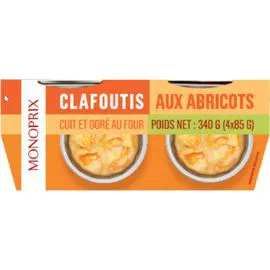 Mpx clafoutis abricot (4x85g)