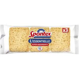 Eponge Super Absorbante L'Essentielle (x3)