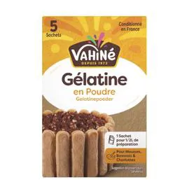 Gélatine en poudre (5x6g)