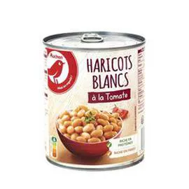 Haricots blancs préparés à la tomate (800g)