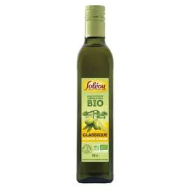 SOLÉOU Huile d'olive vierge extra biologique caractère 500ml