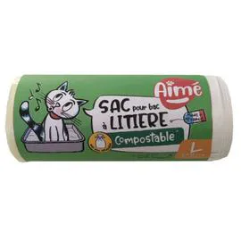 Sac à litière compostable (l'unité)