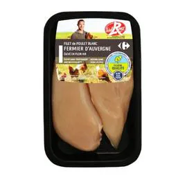 Filets de poulet blanc fermier Label Rouge (350g)