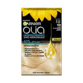 GARNIER, OLIA Coloration Cheveux Permanente Super Eclaircissant 110 Blond Naturel l'unité