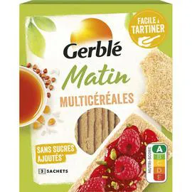 GERBLÉ Tartines Matin Multi Céréales 125g