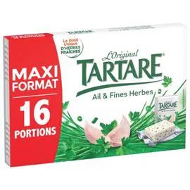 Fromage à tartiner Ail et fines herbes x16 (250g)