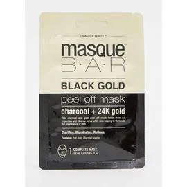 MASK BAR Masque Bar Black Gold Masque Peel off Charcoal 24k Gold 10ml