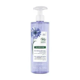Eau Micellaire au Bleuet Visage Yeux Lèvres 3en1 Bio (400ml)