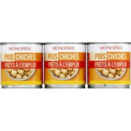 Pois chiches prêts à l'emploi (390g)