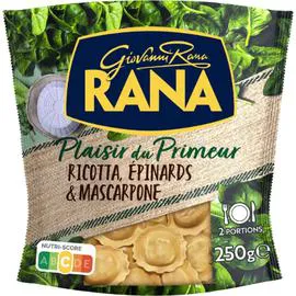 RANA Pâtes fraîches Grandi Girasoli Ricotta, Épinards et Mascarpone 250g