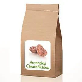 JUSTE BIO Amandes caramélisées BIO en vrac 50g