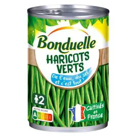 Haricots verts extra-fins cuits à la vapeur (220g)