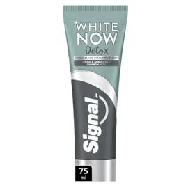 Dentifrice Blancheur Détox Argile & Charbon Actif White Now (75ml)