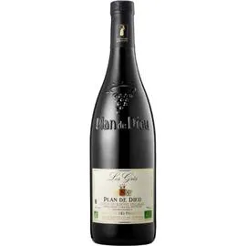 Vin Rouge Côtes du Rhône Villages Plan de Dieu Grenache-Syrah-Cinsault-Carignan "LES GRES" (750ml)
