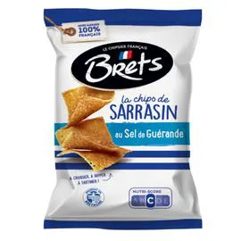 BRETS Chips de sarrasin au sel de Gerande 120g