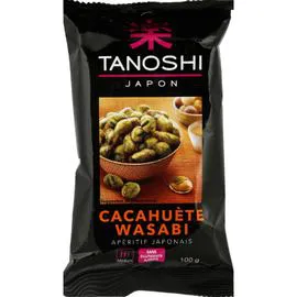 TANOSHI Cacahuètes au wasabi 100g