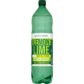 MONOPRIX Soda Lemon Lime saveur citron citron vert 1,5l