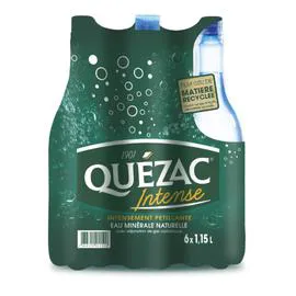 QUÉZAC Eau gazeuse intense 6x1,15l