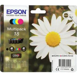 EPSON Cartouches d'encre couleurs série paquerette n°18 l'unité