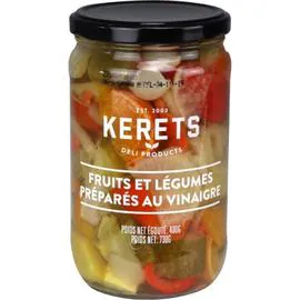 Fruits et légumes préparés au vinaigre (400g )