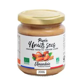 Purée 4 fruits secs BIO (200g)