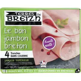 Jambon breton s/couenne (160g)