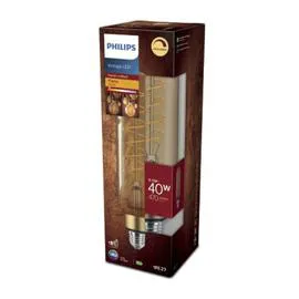 PHILIPS Ampoule flamme filaments E27 6,5W-40W style vintage intensité réglable l'unité