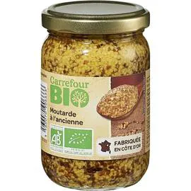 Moutarde bio à l'ancienne (200g)