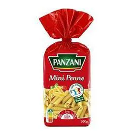 PANZANI Pâtes Mini Penne Rigate 500g