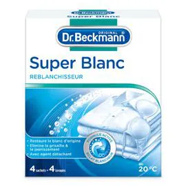 DR BECKMANN Reblanchisseur Super Blanc 4x40g