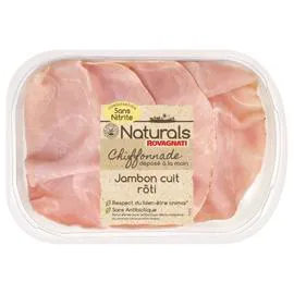 Jambon cuit rôti chiffonnade sans nitrite (80g)