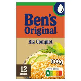 BEN'S ORIGINAL Ben's Original Riz complet en Grain Extra Tendre vrac 500g