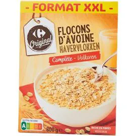 CARREFOUR ORIGINAL Flocons d'avoine complète 800g
